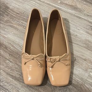 San Edelman Square Tow Ballet Flats
